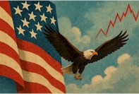 American Eagle with Flag and Growth Chart
